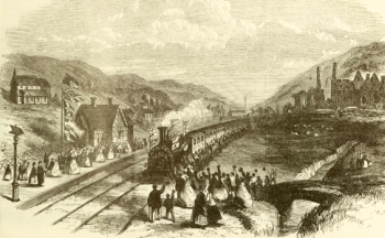 The railway near Neath Abbey